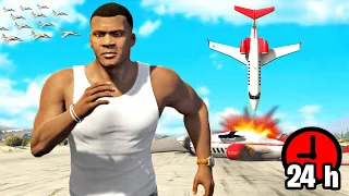 24 Stunden FLUGZEUG ANGRIFF überleben Challenge in GTA 5!!