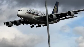 3 Airbus A380 in a row landing in to Heathrow 🇬🇧❤️