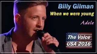 Billy Gilman, When we were young - Adele's cover | Blind audition The Voice USA 2016