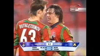 Локомотив 4-2 Брондбю. Кубок УЕФА 2005/2006