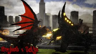 DESTOROYAH VS BAGAN PROJECT KAIJU THE LEGENDARY BATTLE! (Cinematic Fight)