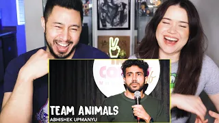 ABHISHEK UPMANYU | Team Animals | Stand-Up Comedy Reaction by Jaby Koay & Achara Kirk!