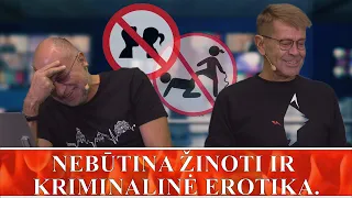 ANONSAS: NEBŪTINA ŽINOTI IR KRIMINALINĖ EROTIKA.