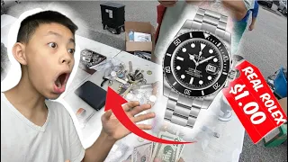 Never Skip Rainy Days!😱 Flea Market Watch Finds