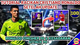 TUTORIAL RACIKAN CRISTIANO RONALDO TAMPILAN BARU SETELAH UPDATE EFOOTBALL 2023 MOBILE