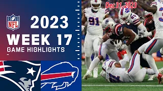 New England Patriots vs Buffalo Bills FULL GAME 12/31/23 Week 17 | NFL Highlights Today