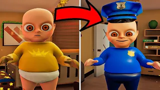The Cop in Yellow: Hilarious Police Officer Baby Mod in The Baby In Yellow Game!