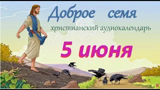 5 июня "Доброе семя", христианский  аудио-календарь на каждый день