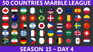 50 Countries Marble Race League Season 15 Day 4/10 Marble Race in Algodoo