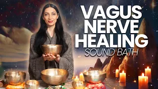 Vagus Nerve Reset | Healing Frequency | Sound Bath (Meditation)