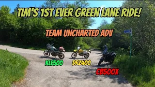 UNCHARTED ADV PRESENTS TIM AND HIS DRZ400!!