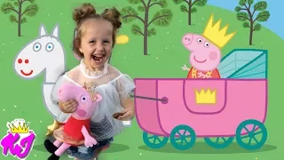 НОВАЯ СЕРИЯ СВИНКА ПЕППА PEPPA PIG КАРОЛНОЧКА КОРМИТ ЧЕРЕПАШЕК ТАНЦУЕТ  ПРАЗДНИК PLAYGROUND