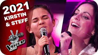 Lady Gaga - Born This Way (Steff & Kirstin) | The Voice Kids 2021 | Blind Auditions