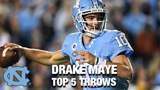 North Carolina QB Drake Maye: Top 5 Throws