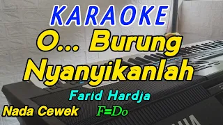 Ini Rindu (Oh Burung Nyanyikanlah)-Karaoke-Nada Cewek