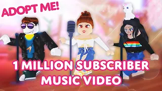 1 MILLION SUBSCRIBERS MUSIC VIDEO! 🥳 Adopt Me! on Roblox