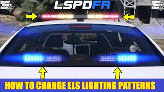 How To Change Police Lighting Patterns | #lspdfr