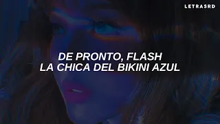 de pronto flash la chica del bikini azul tiktok (Letra/Lyrics)