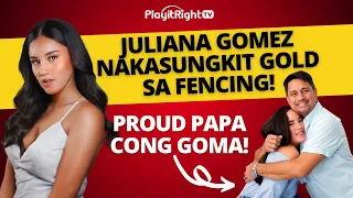 Juliana and Richard Gomez- back to back interview! Juliana - Nakasungkit ng ginto sa fencing!