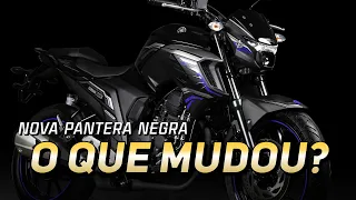 ELA VEIO! 🟣 Conheça a nova FZ25 do PANTERA NEGRA 🖤 O que mudou? #yamaha #marvel