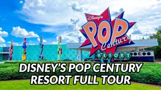 🌴🏰 DISNEY'S POP CENTURY RESORT FULL TOUR | Lake Buena Vista, Florida