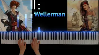 Wellerman (Sea Shanty) - Piano Synthesia Tutorial + Sheet Music