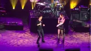 TRAIN: "BRUISES" (feat. GIN WIGMORE) + chat - Hammersmith Apollo, London. Friday, 22 February 2013