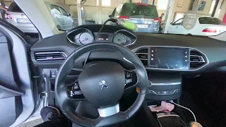 Peugeot 308 OBD plug location - 2017