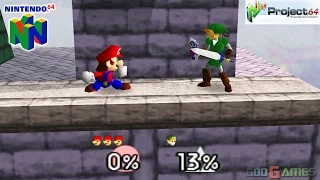 Super Smash Bros. - Gameplay Nintendo 64 1080p (Project 64)