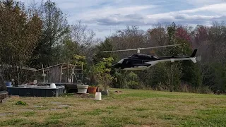 Roban Airwolf 600 First hover after maintenance teardown.