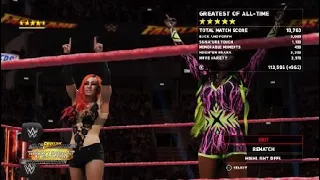 WWE 2K18 FastLane 2018 Becky Lynch & Naomi vs Carmella & Natalya