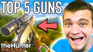 Top 5 Guns in Hunter Call of the Wild!