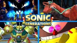 SONIC GENERATIONS - All Bosses (PS3 & 3DS)