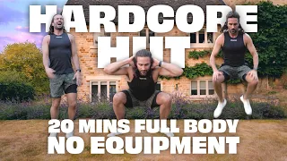 20 Minute HARDCORE HIIT | The Body Coach TV
