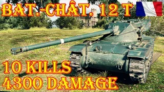 Bat  Châtillon 12 t  10 Kills, 4 3K Damage  Paris  World of Tanks