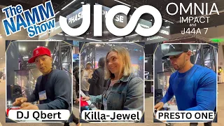 DJ Qbert, DJ Killa-Jewel and DJ PRESTO ONE trying out the OMNIA IMPACT & J44A 7 Models