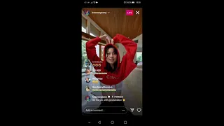 Instagram Live Hoyeon Jung