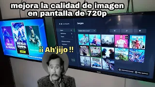 Mejorar Calidad Grafica en PANTALLAS 720p en Negocio de VideoJuegos