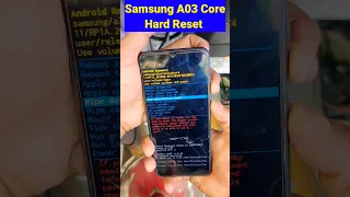 Samsung Galaxy A03 Core (A032F/DS) Hard Reset!! Patten,Pin, Password Remove!! #samsunga03core