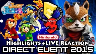 JustJesss Highlights & Live Reaction: Nintendo's E3 Digital Event 2015