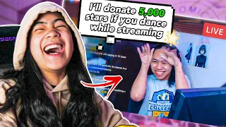 Donating To Random STREAMERS If They Do My DARE!! (May Naligo Haha!)