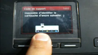 code de support 1660 canon pixma mg5750