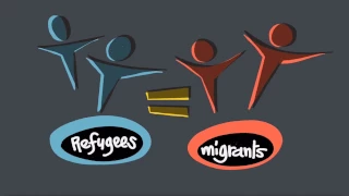 What's the difference between migrants and refugees ?