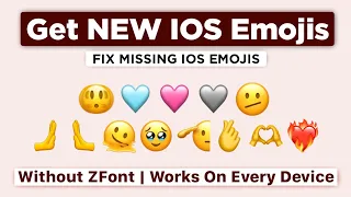 Get Missing IOS Emojis On Android! GUARANTEED 🔥