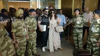 Anushka Sharma - Virat Kohli Spotted at Mumbai Airport