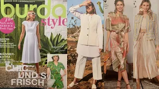 Burda Style 06/2022/СВЕЖО И ШИКАРНО СТИЛЬ 70-Х/КРУПНЫЕ ТЕХНИЧЕСКИЕ РИСУНКИ