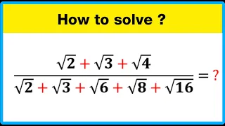 A Nice Radical Problem • Simplify Radical Expression ✍