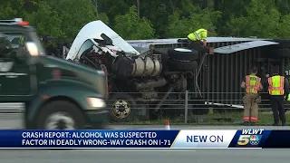 Crash report: Alcohol suspected factor in fatal wrong-way crash on I-71