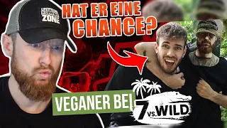 OHNE FLEISCH auf einsamer Insel ÜBERLEBEN? VEGANER bewirbt sich für 7 vs. Wild| Fritz Meinecke