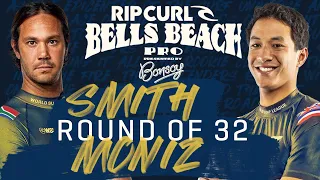 Jordy Smith vs Seth Moniz | Rip Curl Pro Bells Beach - Round of 32 Heat Replay